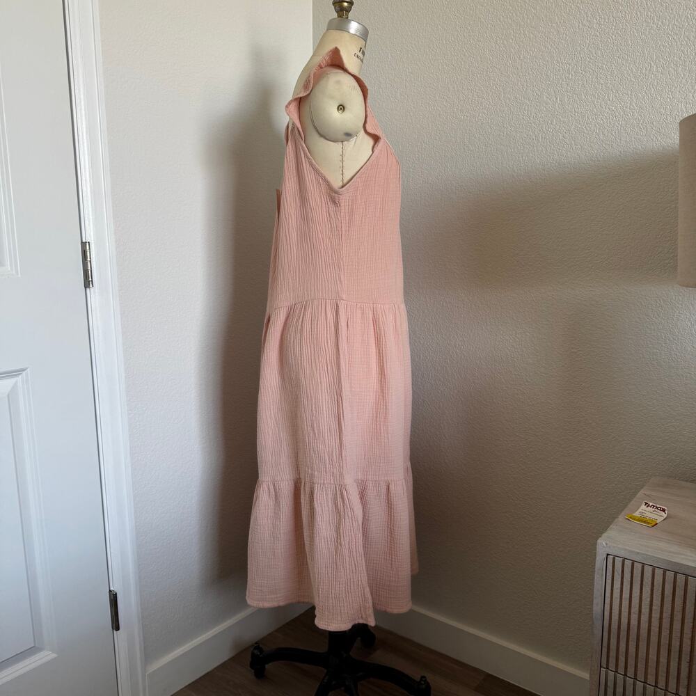 4Our Dreamers | NWT Cotton Gauze Boho Maxi Dress size S - Picture 2 of 8